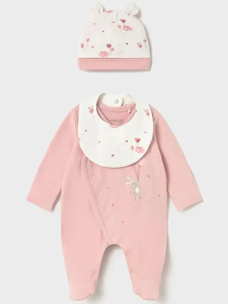 Mayoral Newborn kombinezon za bebe od pamuka s elastanom
