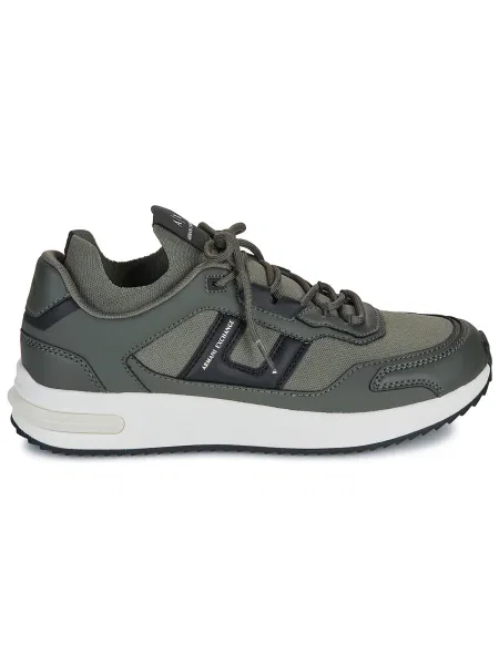 Pantofi Armani Exchange tricotate kaki