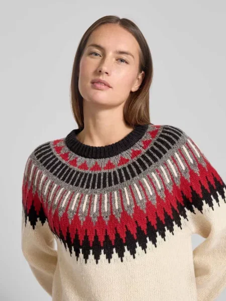 Sweter z dzianiny z mieszanki wełny i kaszmiru Polo Ralph Lauren beżowy
