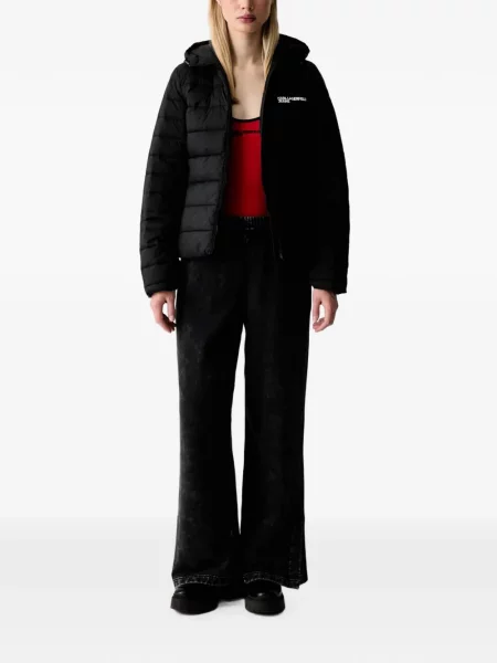 Боди Karl Lagerfeld Jeans с принт червено