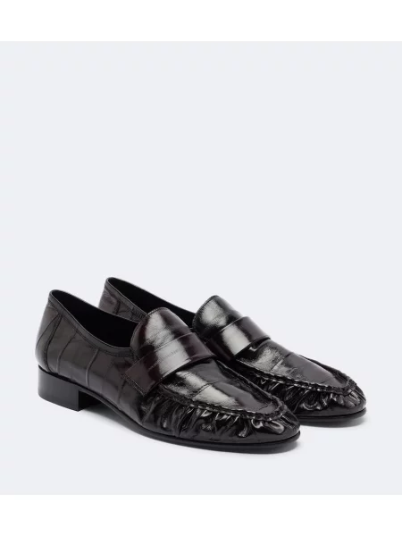 Loafersy The Row hnedá