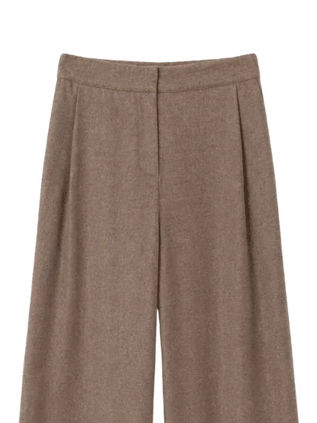 Pantaloni Dusan de flanelă maro