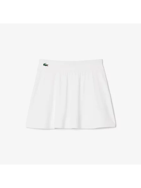 Lacoste Spódnica Sportowa Ultra Dry Z Szortami biała