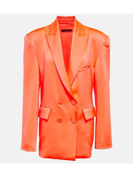 Sacou Alex Perry din satin portocaliu