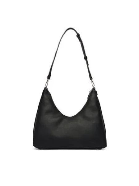 Táska Calvin Klein Emblem Hw Pebble Shoulder Bag fekete
