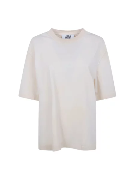 Koszulka polo Golden Goose beżowa