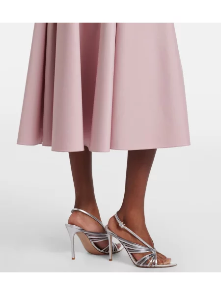 Rochie tip cămașă Safiyaa din poplin roz