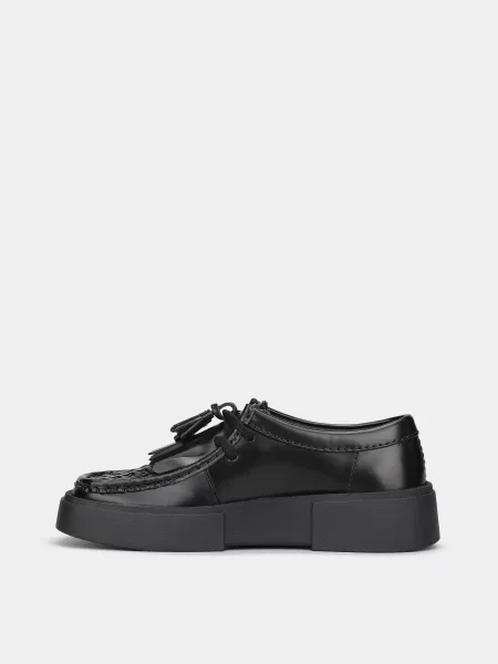 Кожаные ботинки Clarks черные