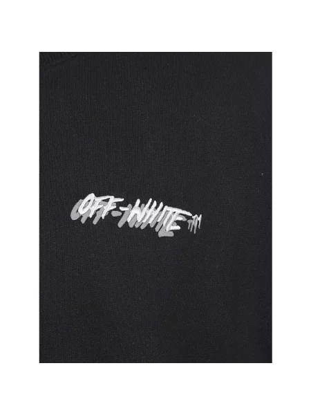 Bluza nierozpinana Off-white z logo biała