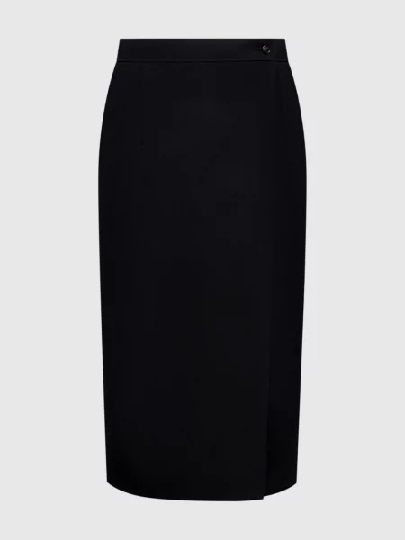Юбка Bottega Veneta на запах черная