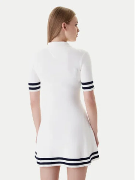 Tommy Jeans Kötött ruha Ekru