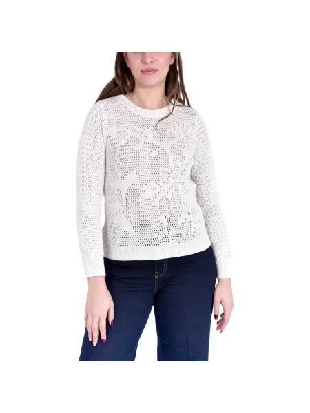 Pulover Linea Emme Marella alb