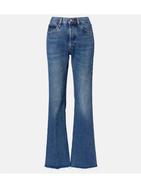 Szerokie jeansy Frame niebieskie