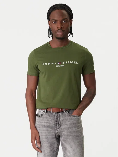 Tommy Hilfiger Tricou Logo verde