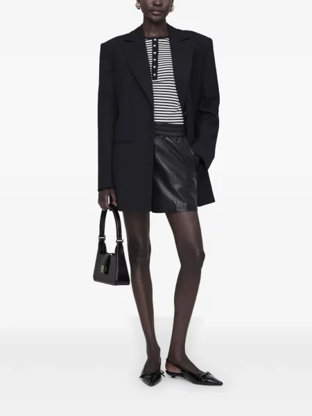 Pantaloni scurți Anine Bing negru