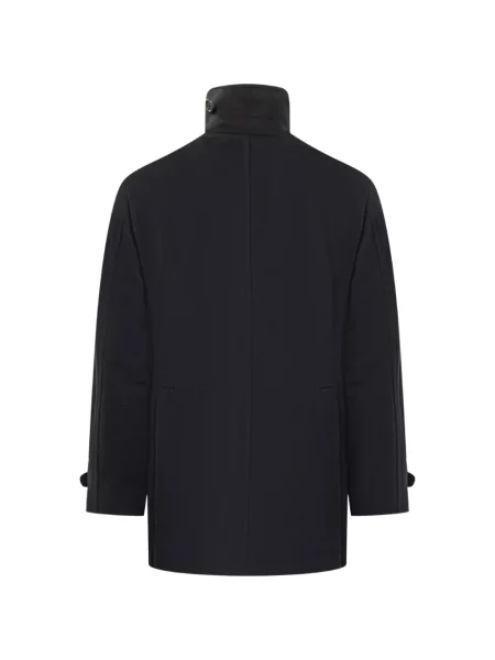Dvouřadý kabát Brunello Cucinelli modrý