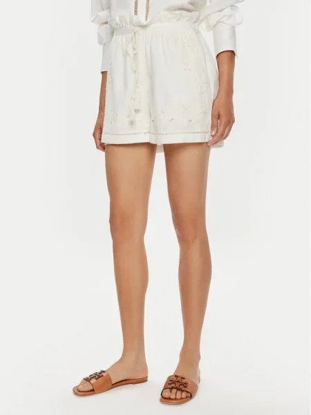 Pantaloni scurți Twinset alb