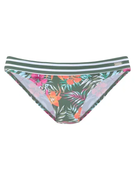 VENICE BEACH Slip costum de baie Summer jad / închis / portocaliu / roz verde