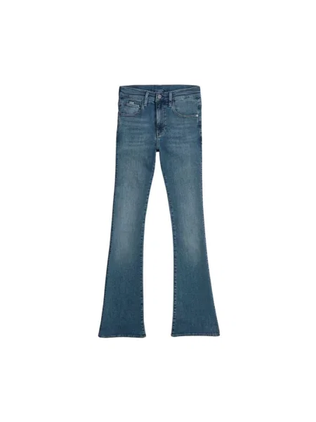 Jeansy dzwony G-star 3301 dzwony niebieskie