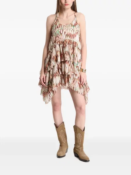 Rochie mini Allsaints cu pene