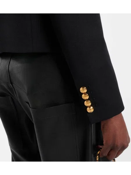 Pantaloni Nili Lotan din piele negru