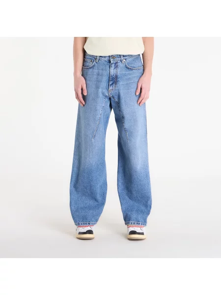 Τζιν Off-White Half Arrow Twisted Flare Jeans Light Medium Blue 33 λευκό