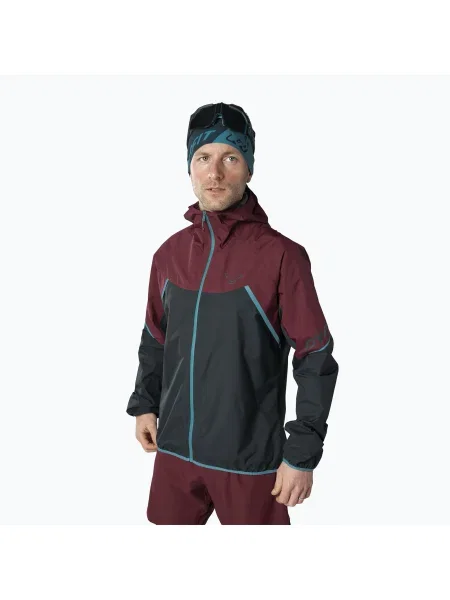 Férfi futódzseki DYNAFIT Alpine GTX burgundy. Méret: S borvörös