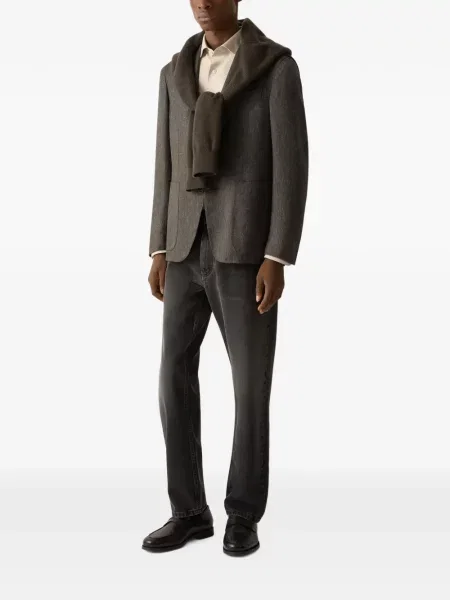 Geacă Zegna de in verde