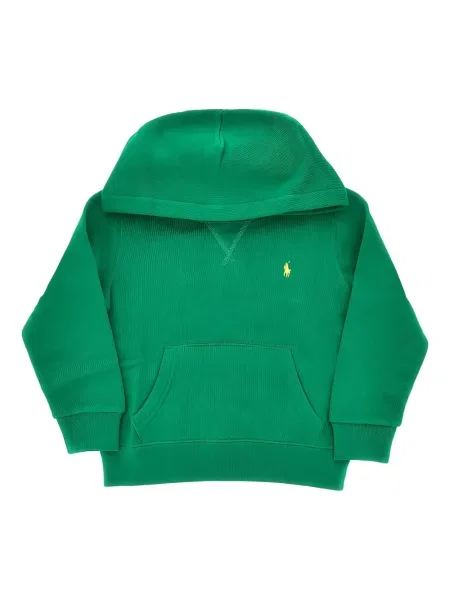 Bluza z kapturem dziecięca Polo Ralph Lauren zielona