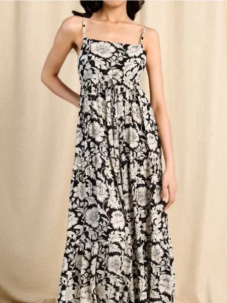 Мідісукня з квітковим принтом різнобарвний