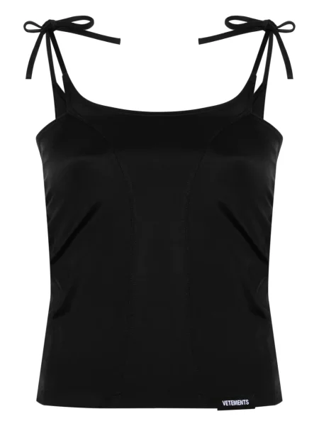 Top Vetements negru