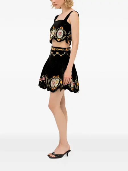 Fusta mini Agua By Agua Bendita negru