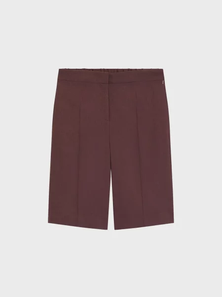 Льняные шорты Boss коричневые