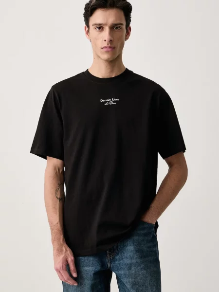 Les Deux T-shirt x Detroit Lions czarna