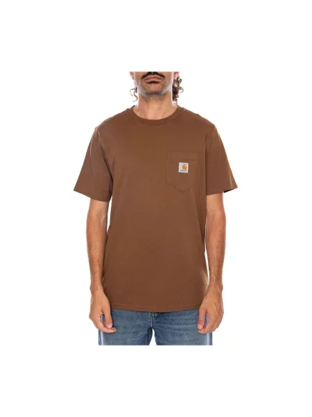 Koszulka Carhartt Wip brązowa