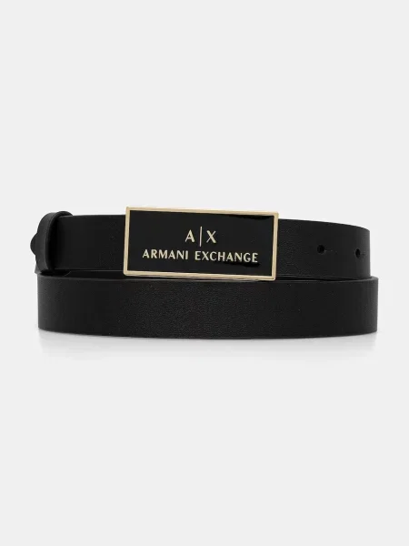 Armani Exchange de piele negru