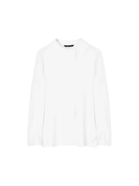 Koszula Armani Exchange asymetryczna biała