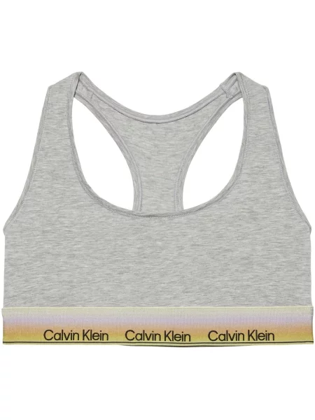 Fără căptușeală sutien bralette Calvin Klein Jeans gri