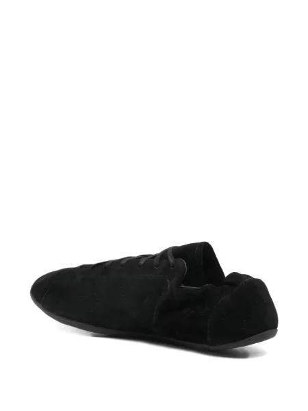 Кожени маратонки Y-3 с връзки черно