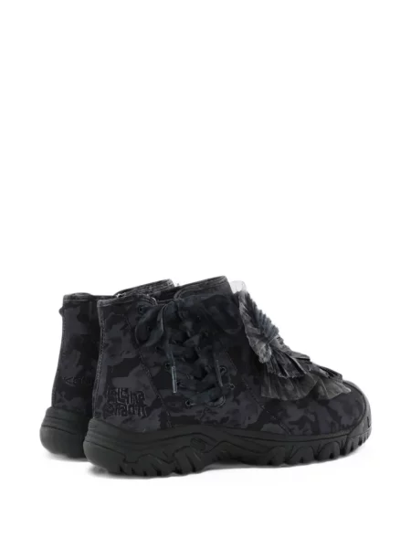 Cizme scurte Keen Footwear cu model floral cu imagine negru