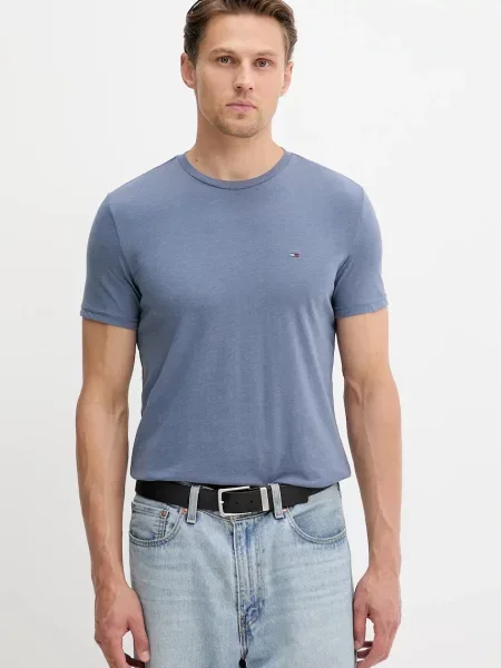Тениска Tommy Jeans синьо