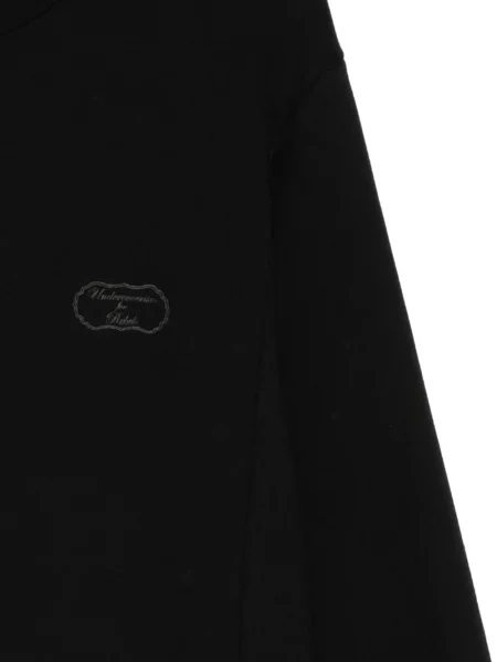 Hanorac cu fermoar Undercover cu broderie negru