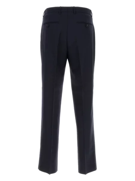 Pantaloni Etro de lână plisate albastru