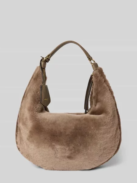 Torebka skórzana z imitacją futra model ‘NANA’ Abro