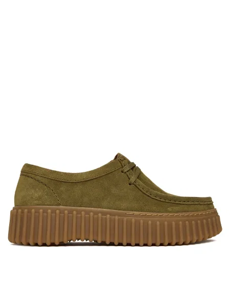 Pantofi Clarks Torhill Bee Kaki verde