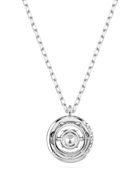Colier Swarovski de cristal argintiu
