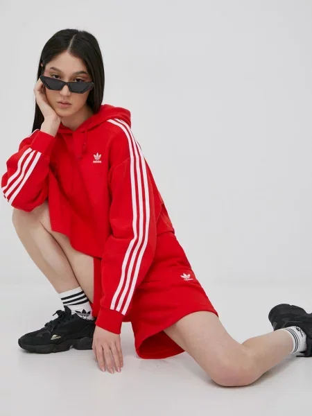 Суитчър Adidas Originals с апликация червено
