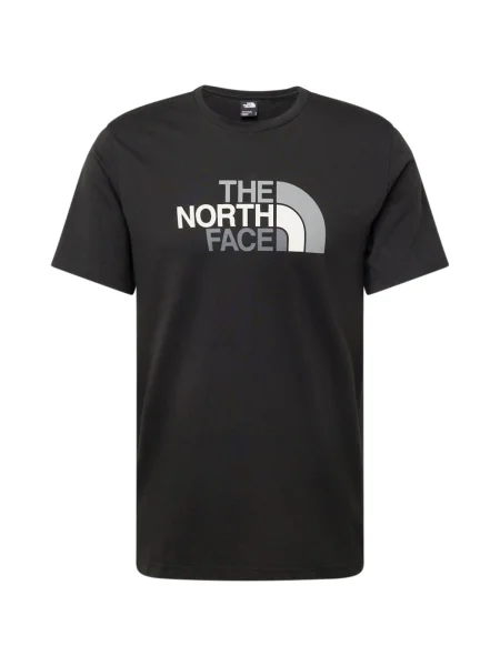 THE NORTH FACE Tricou EASY gri deschis alb negru