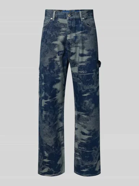 Hugo Blue jeansy granatowe