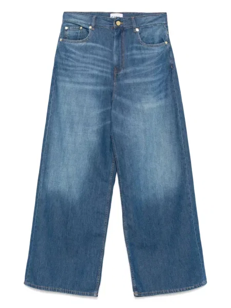 Pantaloni Ganni albastru